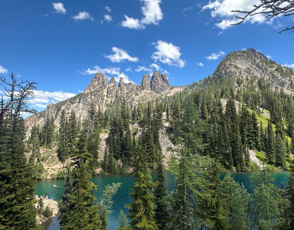 Liberty Bell from Blue Lake
